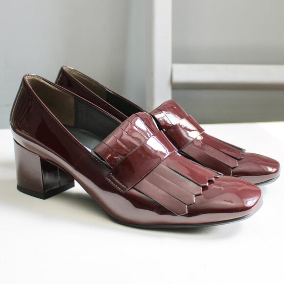 Paul Green Women's Ness Kilty Paul Bodo Red Pump Heels Size 7.5 UK / 10 US - Picture 1 of 8